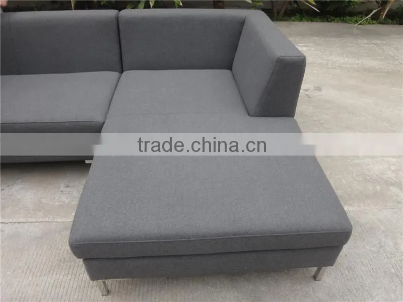 indoor fabric sectional sofa reproduction furniture