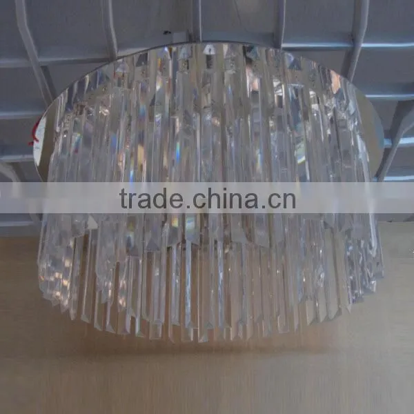 Crystal ceiling square E14 ceiling light for China PKN40016