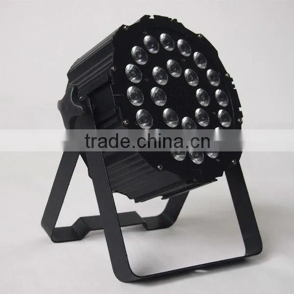 Led wash par light 300W 24*12W RGBW 4in1 Leds AC 100-240V 50/60Hz,beam angle:25 degree ,linear dimming,auto speed quiet fan