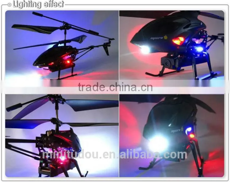 WL S977 3.5 CH Radio remote Control Metal Gyro rc Helicopter With Camera