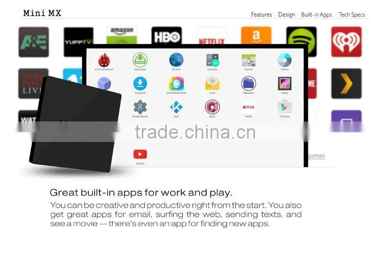 Factory price Iptv Box Quad Core S905 1G DDR3/8G Flash Google Android 5.1 Tv Box Hd Media Player Smart Mini Pc