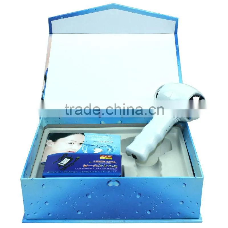 Hot and Cold hammer Beauty machine 2016 bule light for open pore and close pore