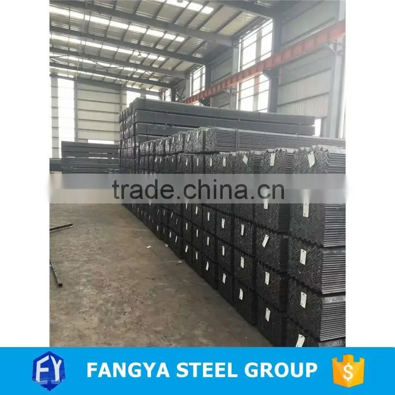 Hot selling Equal 45 degree Q235b Hot rolled steel angle iron with low price