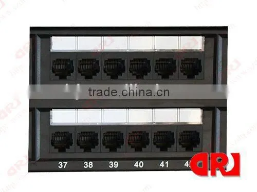 china supplier 2U UTP 48 ports cat6 patch panel