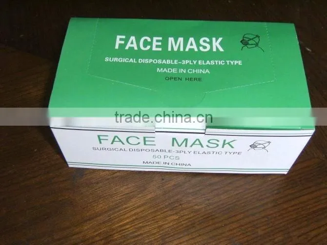 Factory cheapest Disposable non woven 3ply face mask