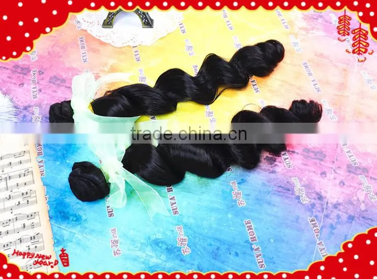 Queen full cuticle 5a grade virgin natural hair loose wave extension cheap brazilian human hair double drawn hair extension