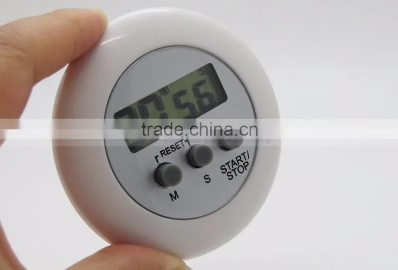 5 Color In Stock Yellow/Orange/White/Blue/Purple Factory Price Electronic Round Count Down Timer