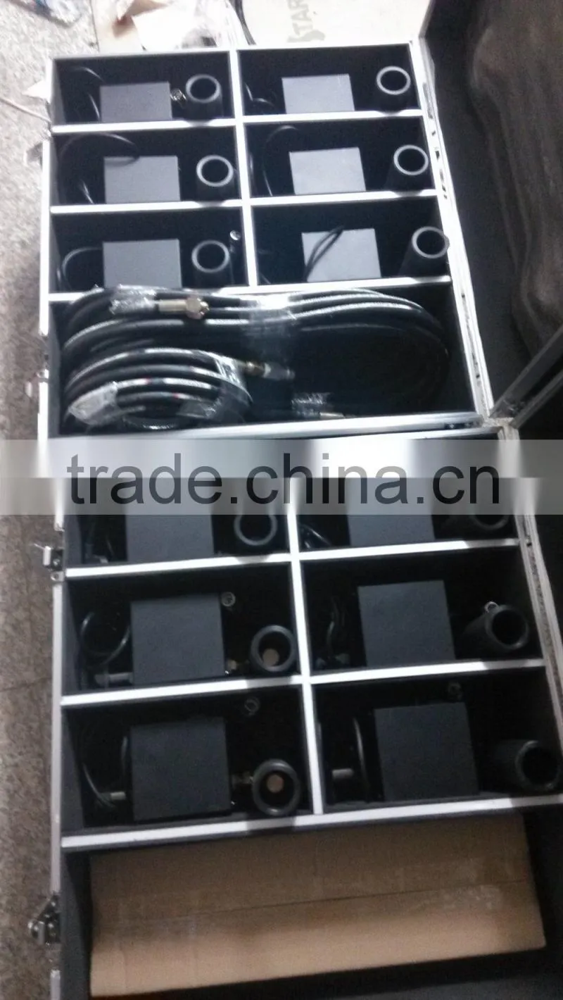 professional stage effect equipment co2 jet machine, DMX co2 jet machine with flycase 90v-240v EU/US plug,