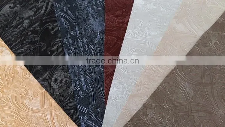 Hot sale good quality PVC decoration synthetic leather