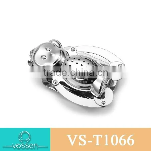 Silver plating gift box shaped tea infuser