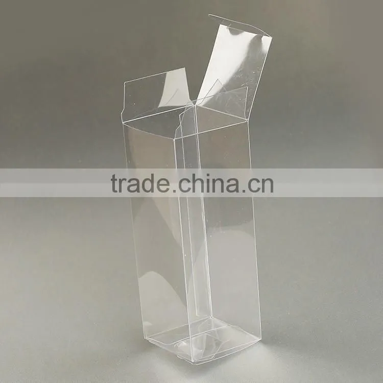 Plastic gift boxes Transparent PVC folding box