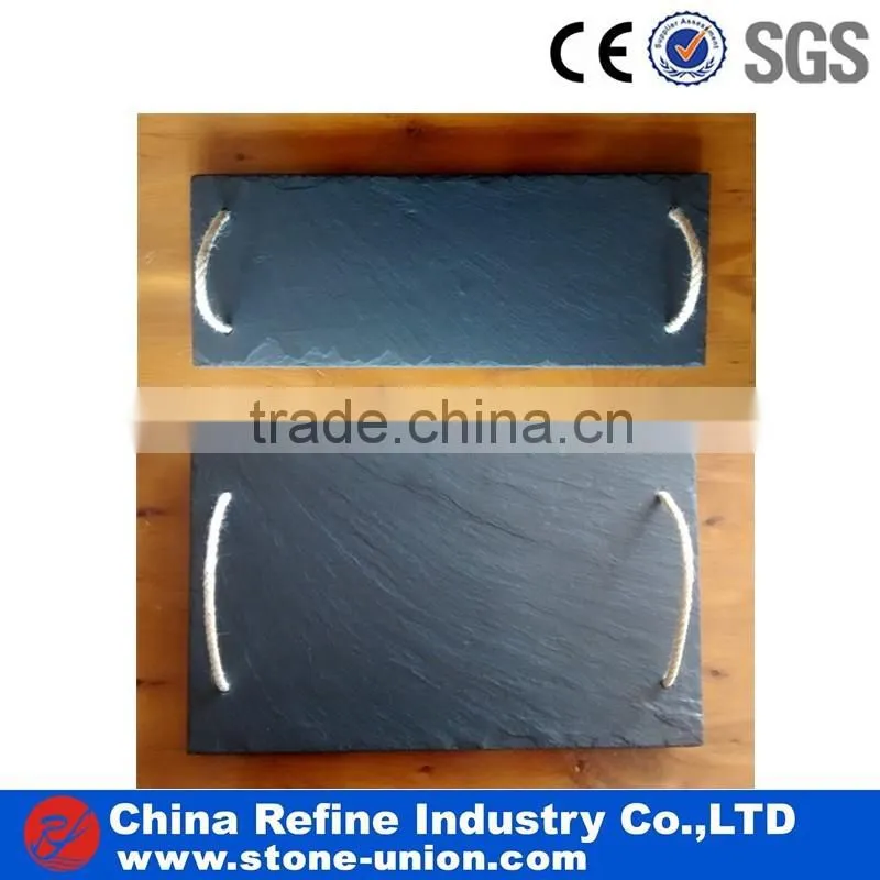 Square shape slate bread board