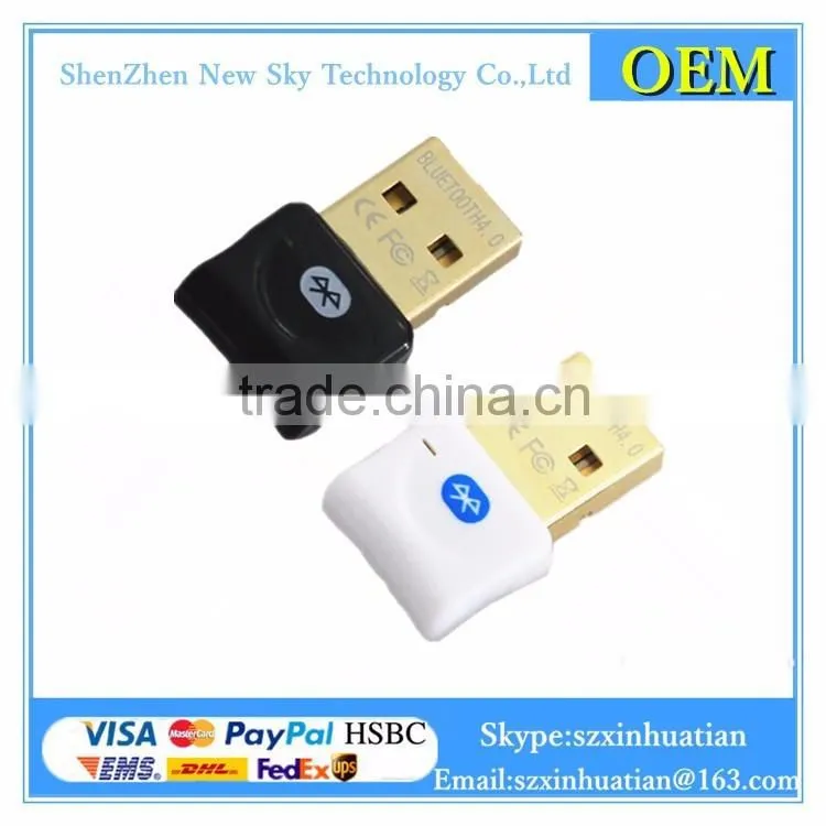 Blue Bluetooth USB V2.0 EDR Dongle Mini Wireless Adapter for PC Laptop