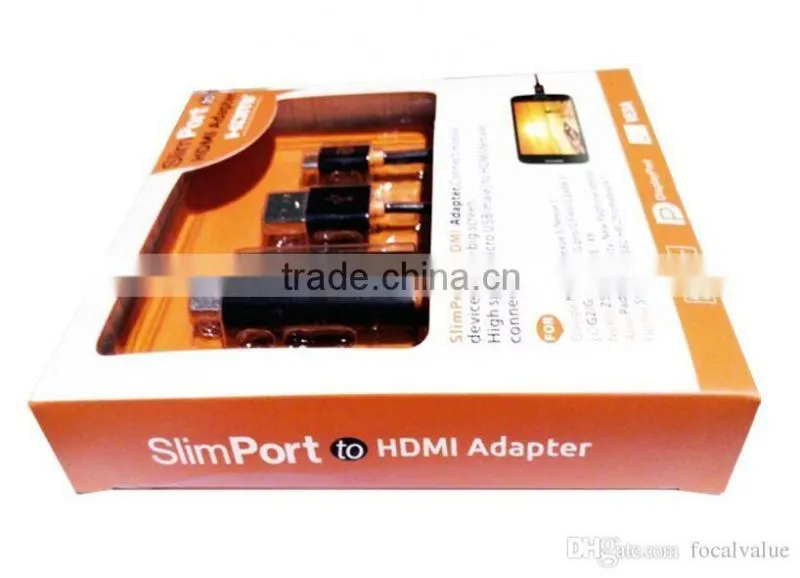 MyDP Full HD 1080P Newly Nexus Cable For LG G2 G3 G4 D801 Slim Port Slimport Adapter to HD A Micro USB to USB Phone MHL Cables