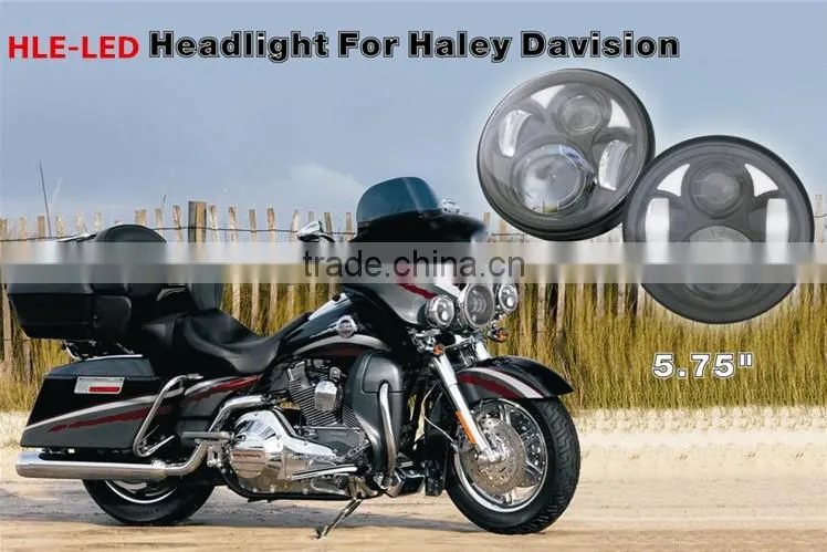 New arrival and Smart design 50w 5.75 led headlight for harley motorcycle
