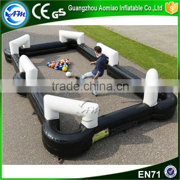 Inflatable snooker football,inflatable pool table pingpong pool, inflatable table tennis for sale