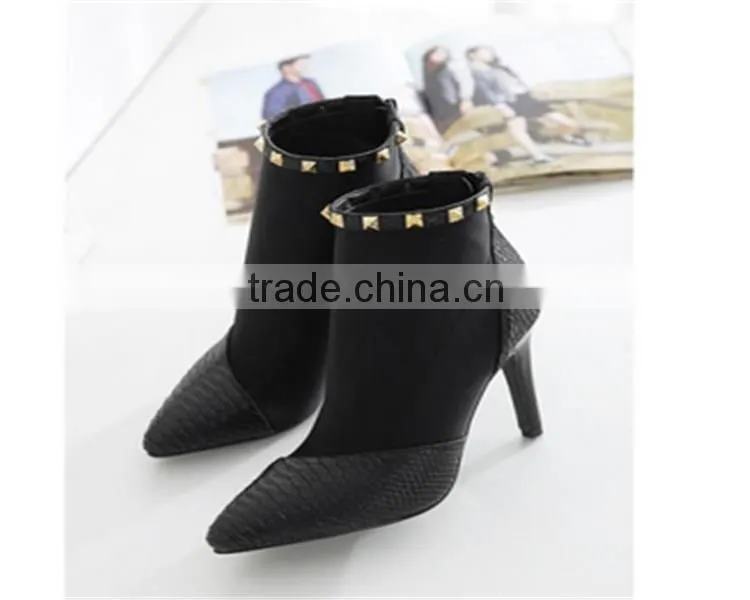 ankle length boots for women fur boot Brand new ankle boots woman
