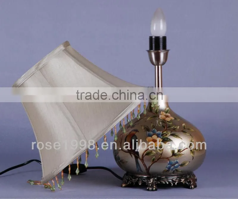 bird ceramic table light art decor