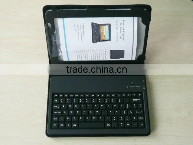 2014 high quality Bluetooth Keyboard & Leather Case For Tablet Tab 7.0 Plus P6200 P6210, tablet keyboard case, keyboard case