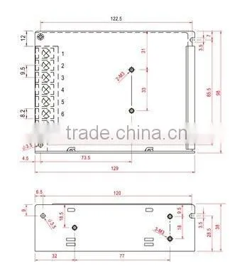 T30 T-30A Triple output switch power supply