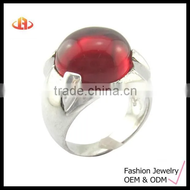 Shining Silver Gemstone Ring For Women