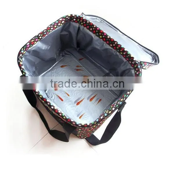 Luxury 6 can pack cooler bag, aluminium foil cooler bag