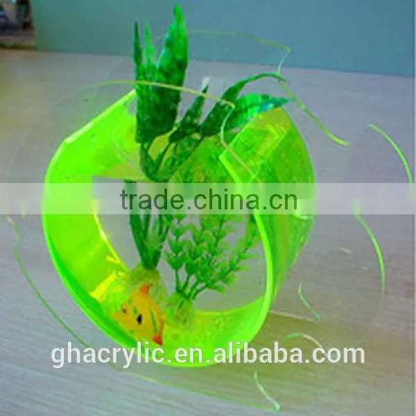 GH-RZ613 Professiona Customized modern acrylic fish bowl ,small acrylic fishbowl