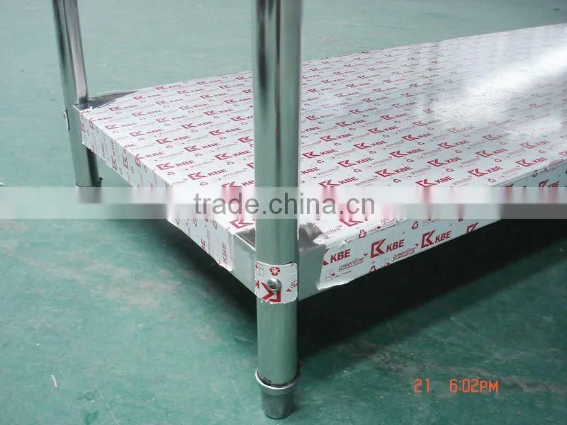 worktable with under shelf