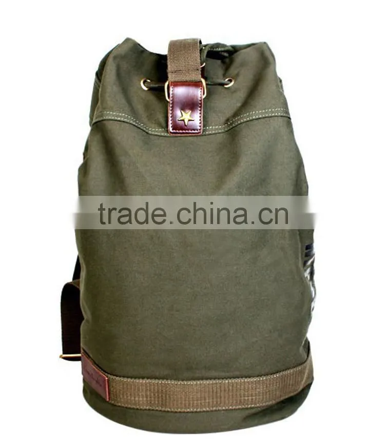 OEM drawstring backpack fashion backpack bag 2016 new products canvas drawstring backpack
