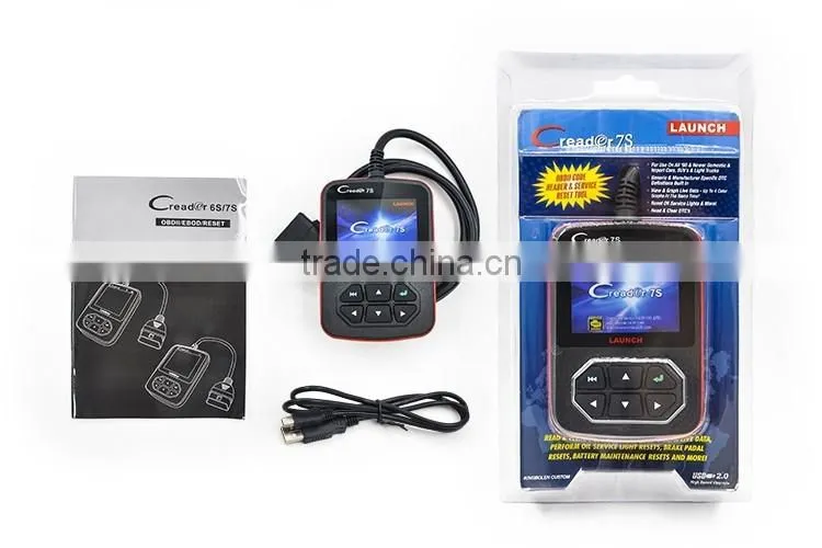 Best Quality OBD II obd2 auto Code Reader Launch X431 Creader 7S,With Oil Reset Function Launch Creader 7S hot sale