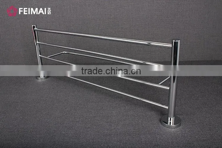 Bathroom Accessories Brass Chrome Finishing Towel Holder Double Rack
