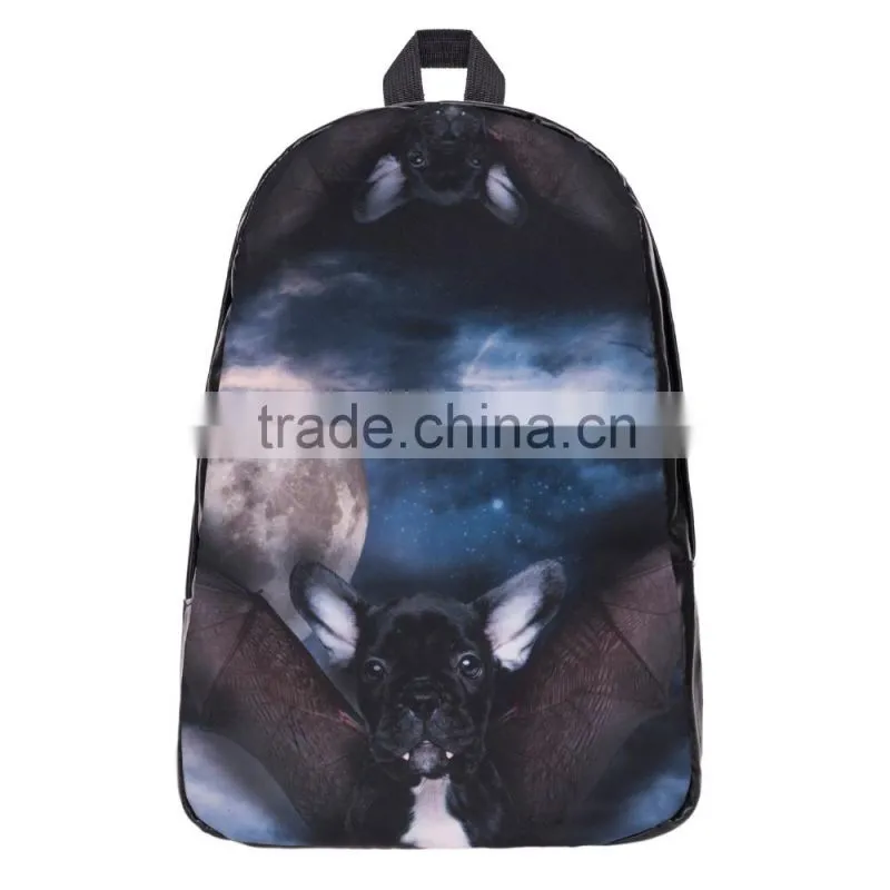 New Design 3D Print High Quality Custom Emoji Kids Backpack Bag