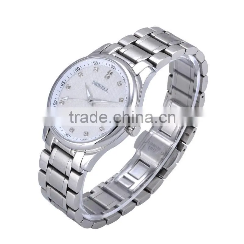 Bewell Stainless Steel Luxury Silver Men's NEW Fashion Quartz Watch WristWatch Watches