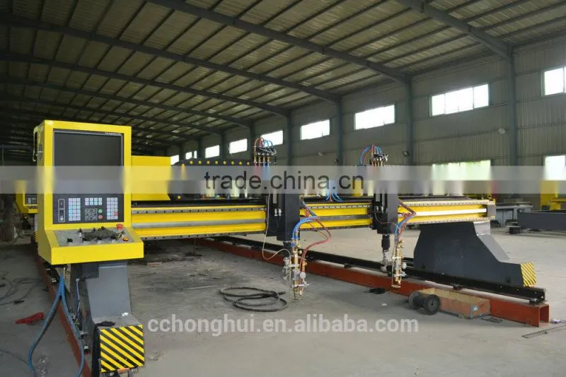 automatic gas cutting machine for thick plates