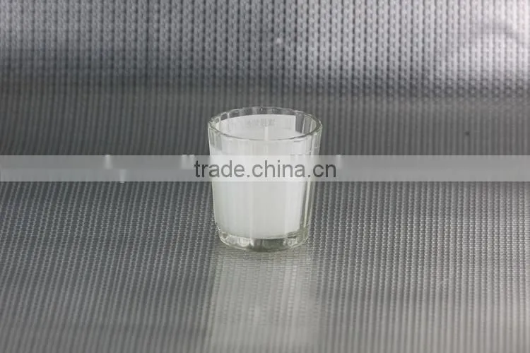 Wholesale beautiful soy candle in ger glass jar