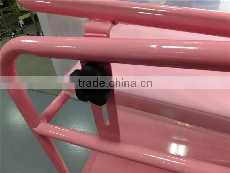 HR-769 carbon steel plastic bassin baby crib with drawer