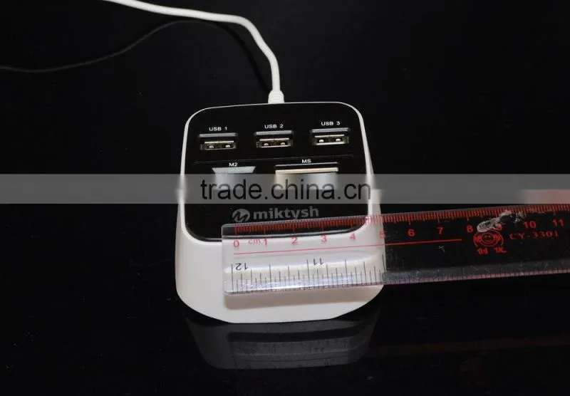 Favorable Price USB2.0 Hub Competitive Price Combo with TF Card SD Card Slot