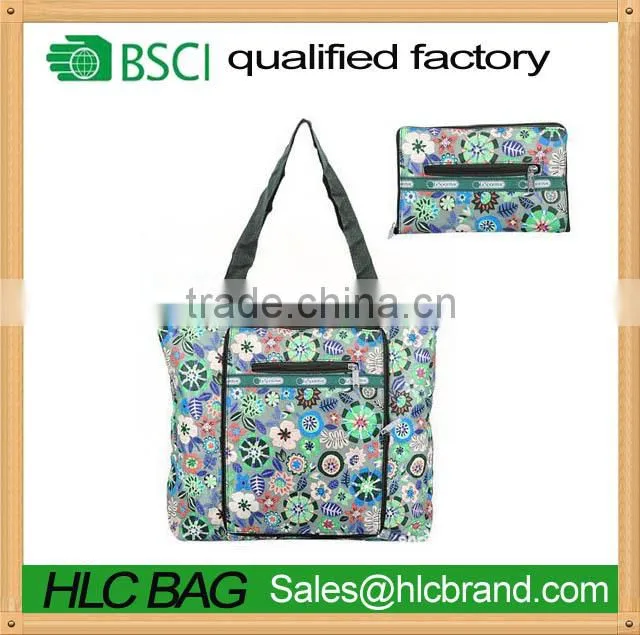 2016 New fashion design big-capacity foldable shoulder bag HL-PB101