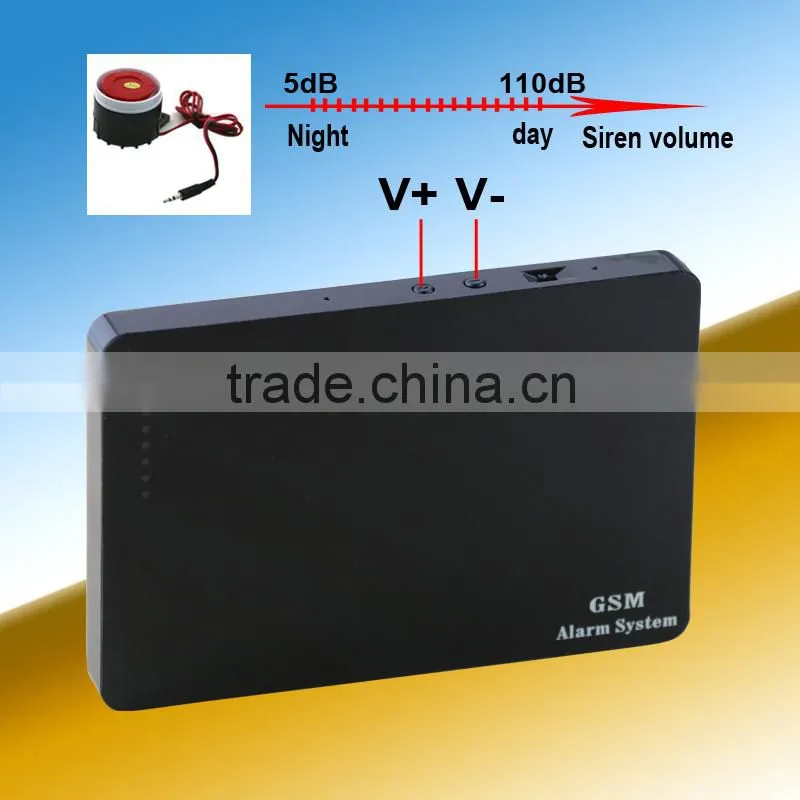 2015 Newest packaging wireless smart gsm safe home alarm with good price smart alarm systems G3 for personal alarms