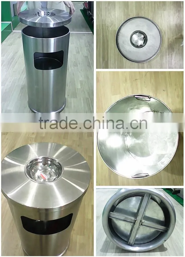 Hot! Indoor Stainless Steel Dustbin