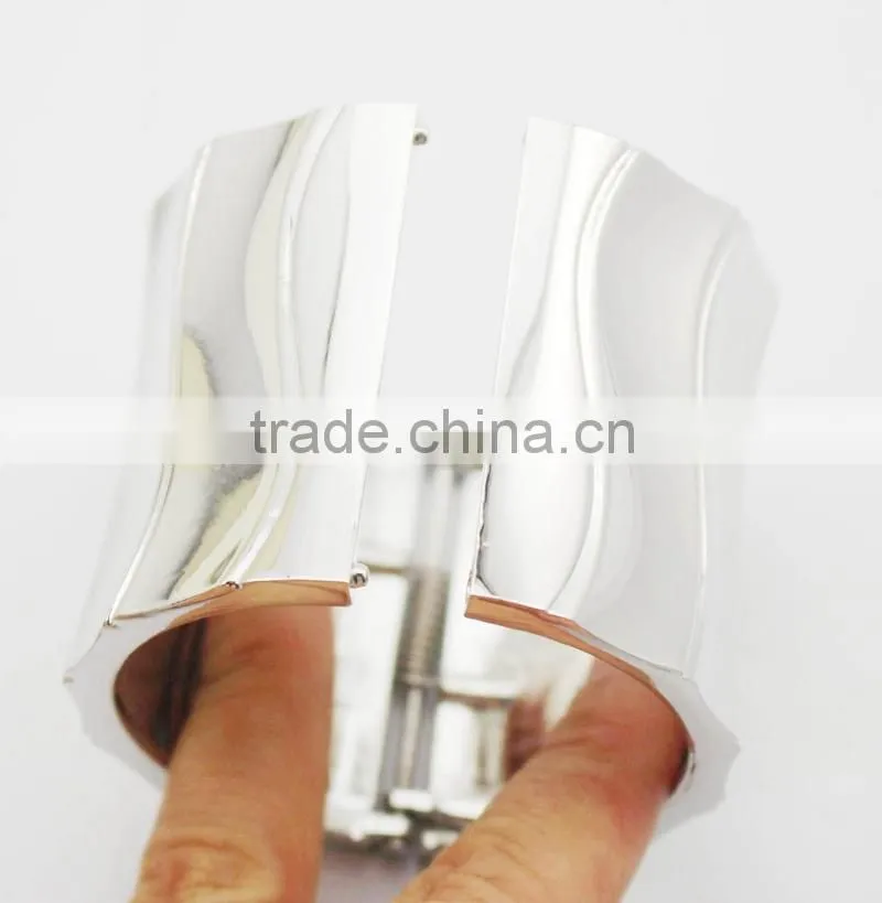 Fashion Design Punk Alloy Bracelet Mirror Polished Tube Bangle Bracelet