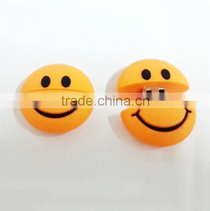 Customized 3D Rubber Smiley Face Cartoon Logo Usb Flash Drives 2.0 3.0