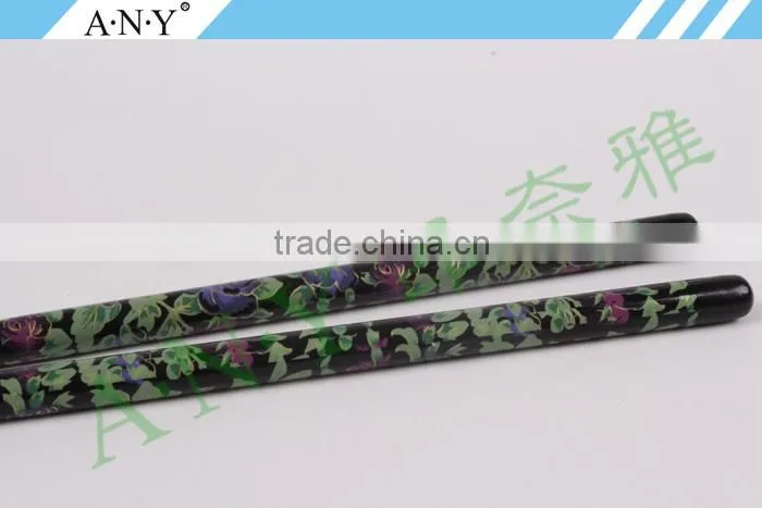 ANY 2016 Hot sale Mental Handle Import High Quality Angled Hair Nail Art Brush Gel Pure Color