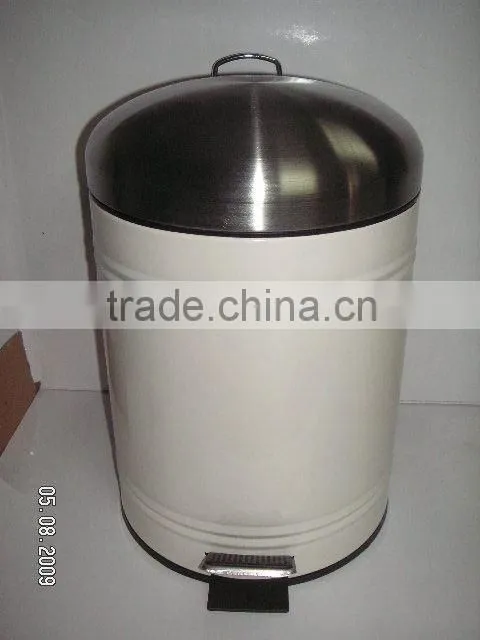 2014 New Design stainless steel dustbin type metal waste bin