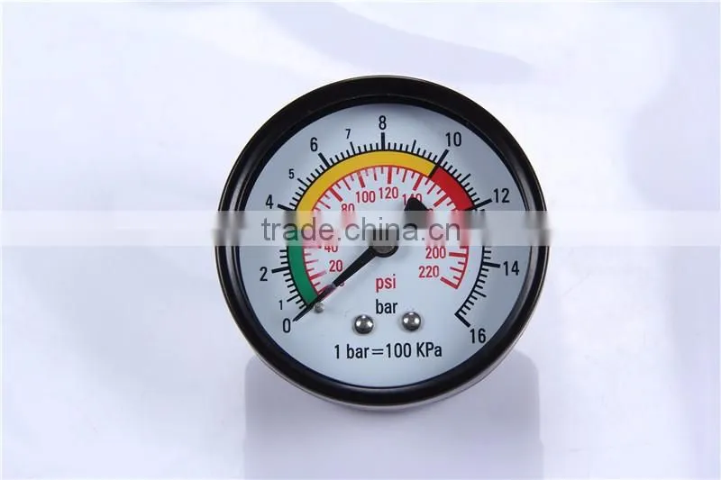 Hot sale products China easy to read 0-600 bar high intensity low pressure gauge pressure gauge