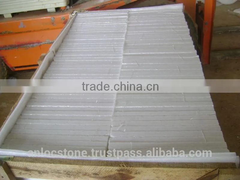 Crystal white marble tiles
