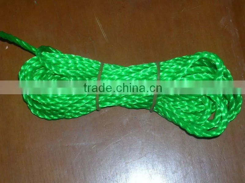 Colored 3 Strands PE Rope,Poly Rope,Fishing Rope