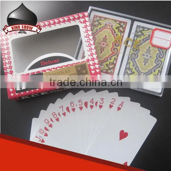 custom logo plastic box for playing cards with good price