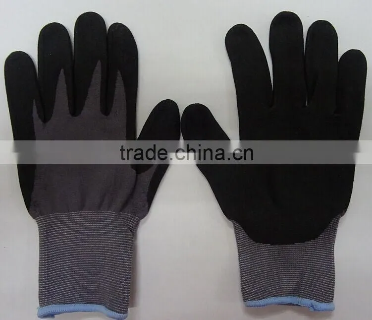 oil & gas gloves, dipped gloves, nitrile micro gloves
