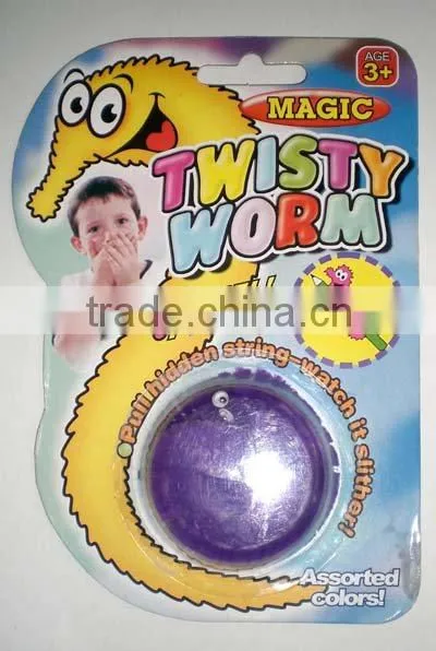 novel funny children plush toy, animal toy, twisty worm